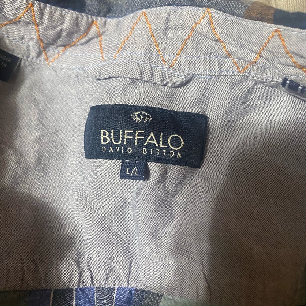 Buffalo David Bitton Multicolor Plaid Button Down‎ Shirt - Picture 2 of 6